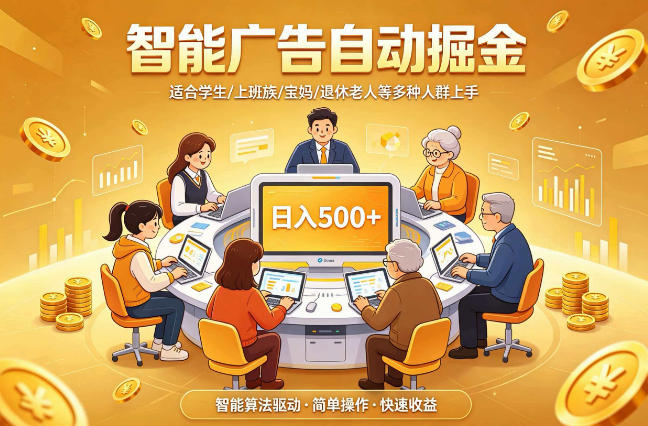 2026年最好做的项目：自动掘金项目，小白轻易上手，单日轻松收入500+【揭秘】-网创项目总站