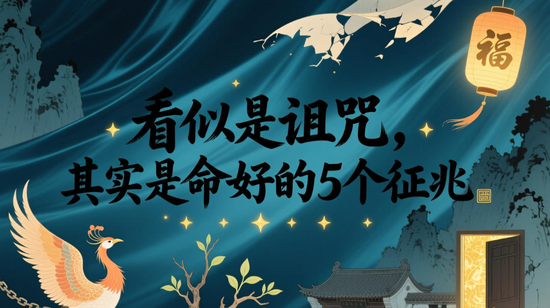 付费文章：看似是诅咒，其实是命好的5个征兆-网创项目总站
