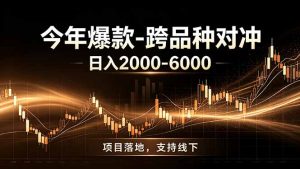 全新跨品种对冲模式上线！日稳定盈利 2000-6000，合规长久可批量放大-网创项目总站