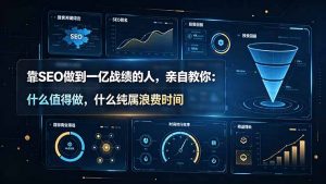 靠SEO做到一亿战绩的人，亲自教你：什么值得做，什么纯属浪费时间【原创双语字幕】-网创项目总站