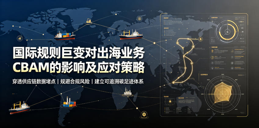 国际规则巨变对出海业务CBAM的影响及应对策略，帮助企业穿透供应链数据堵点，规避合规风险-网创项目总站
