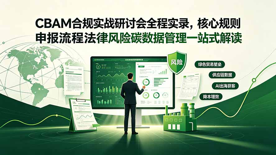 CBAM合规实战研讨会全程实录，核心规则申报流程法律风险碳数据管理一站式解读-网创项目总站